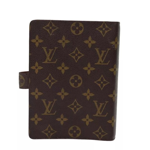 LOUIS VUITTON Monogram Agenda MM Day Planner Cover R20105 LV Auth 75037 - Picture 3 of 15